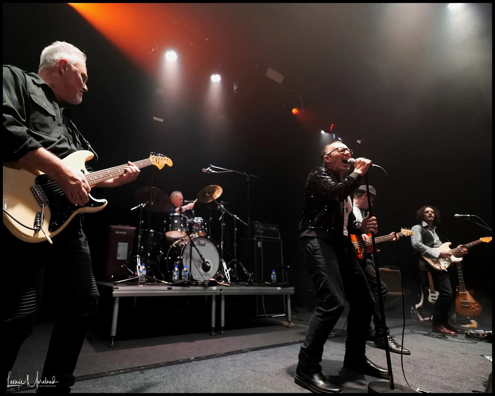 On stage with Th' Dudes