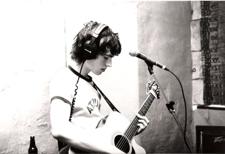 Finn Andrews recording his first demos