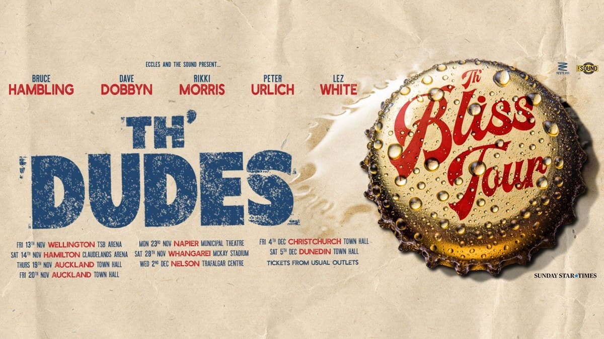 Th' Dudes Bliss tour poster